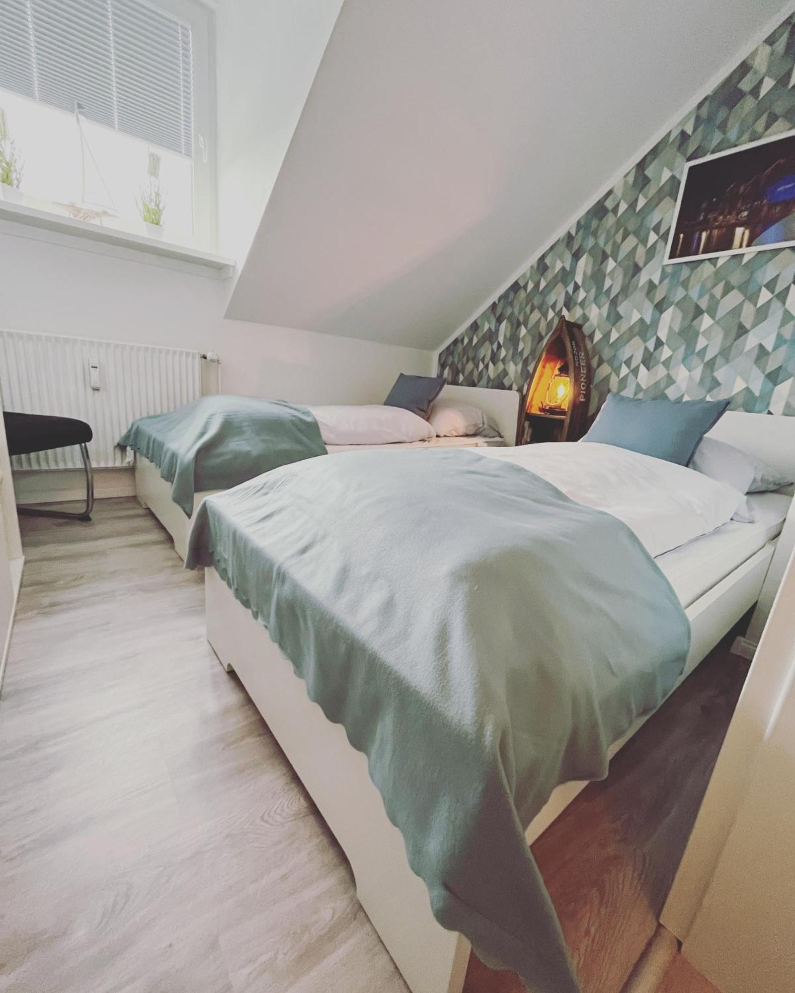Ferienwohnung Watt Un Leev In Direkter Strand & Citynaehe Von Buesum 外观 照片