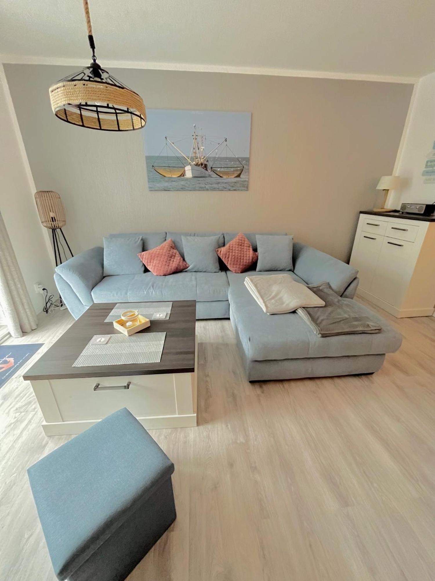 Ferienwohnung Watt Un Leev In Direkter Strand & Citynaehe Von Buesum 外观 照片