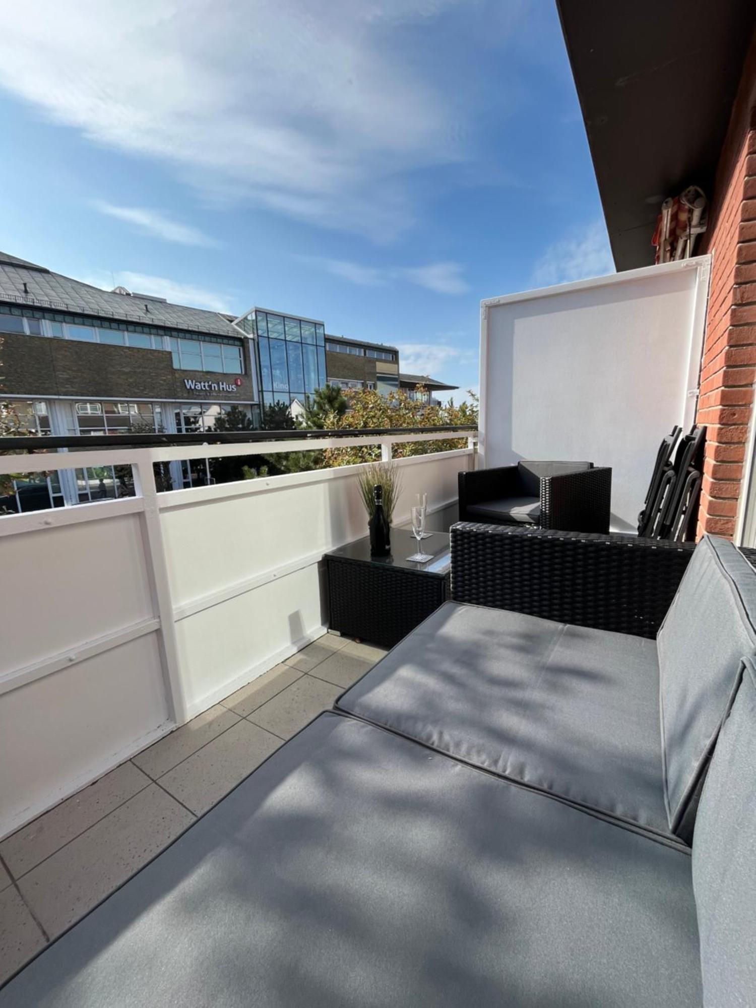 Ferienwohnung Watt Un Leev In Direkter Strand & Citynaehe Von Buesum 外观 照片